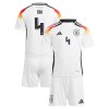 Officiële Voetbalshirt + Korte Broek Duitsland Tah 4 Thuis EK 2024 - Kids